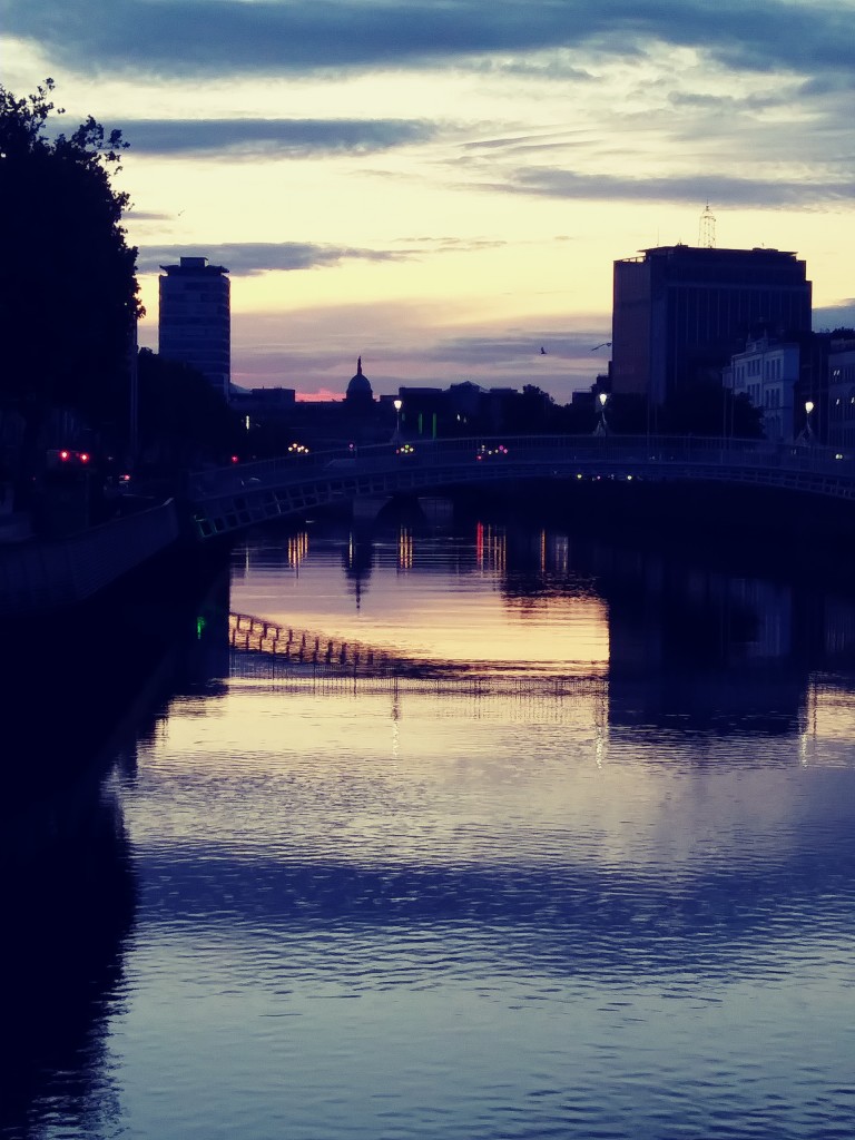 The Liffey at evening.